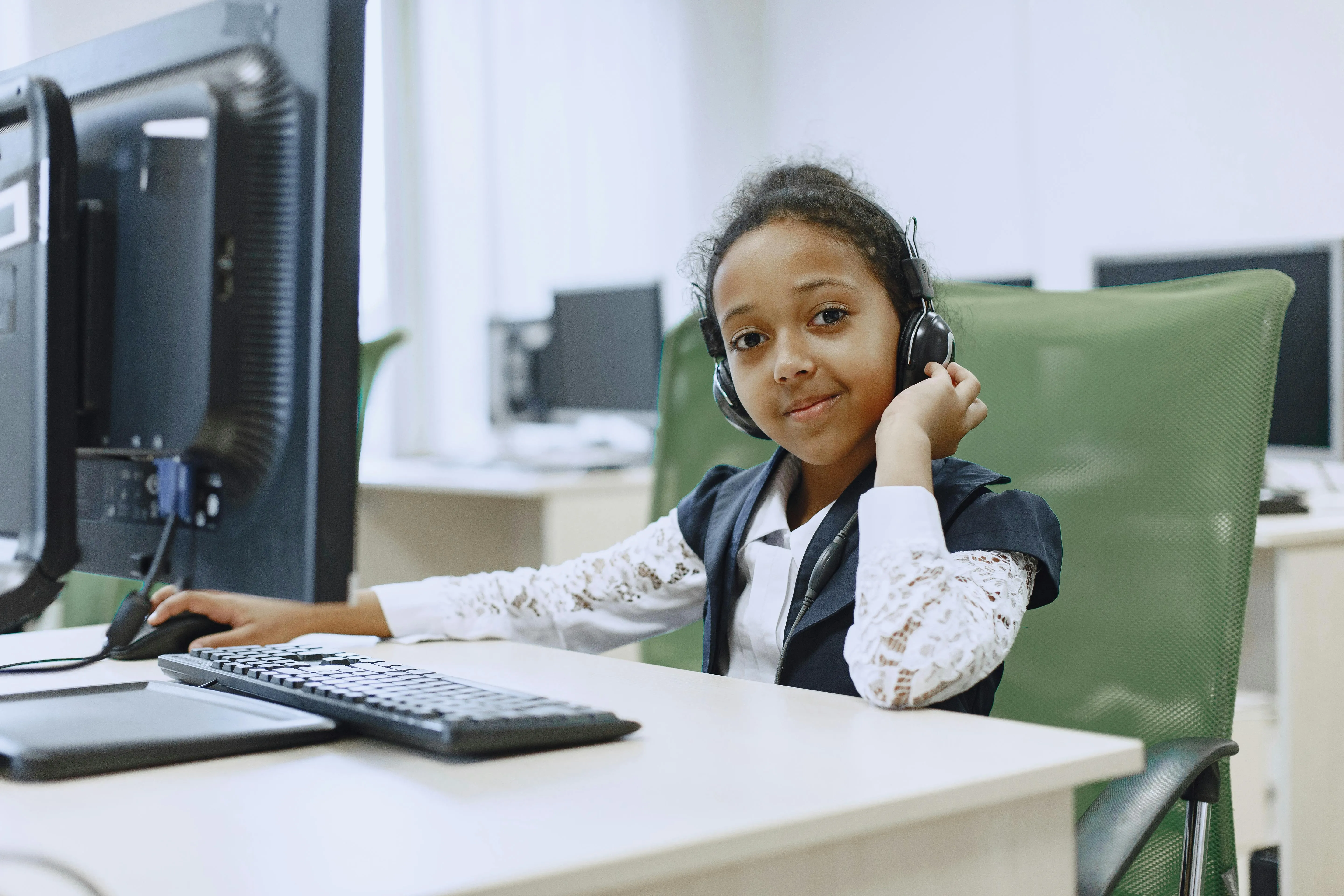 Gamified self-creative explore interface showing interactive games and creative challenges